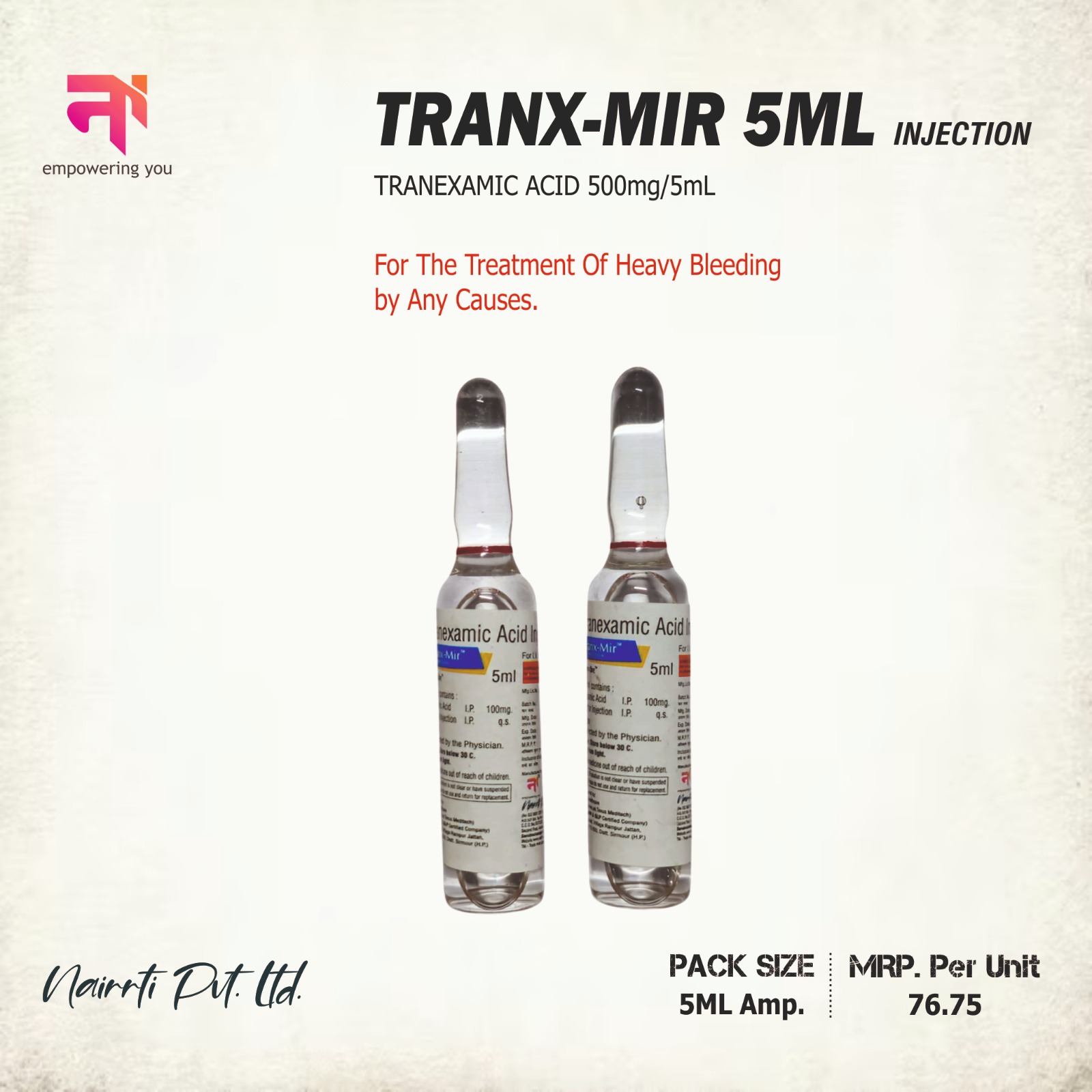 TRANX-MIR 5ML